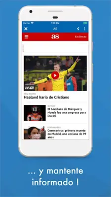 Spanish News android App screenshot 1